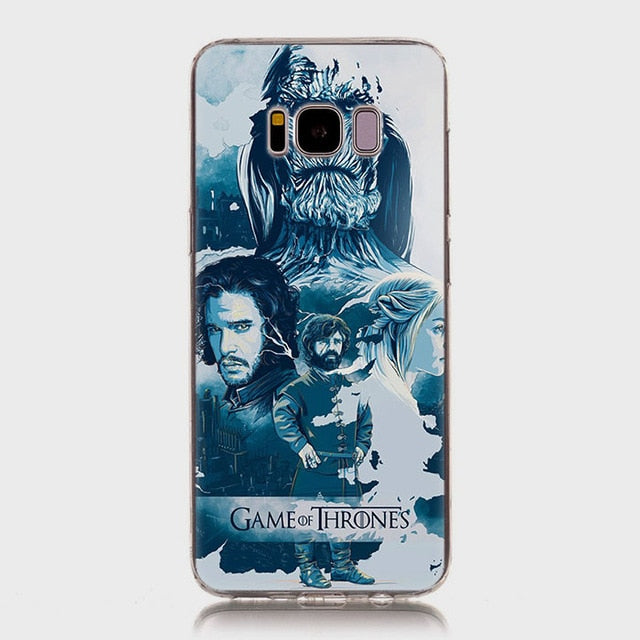 Game of Throne Soft SiliconePhone Case for Samsung Galaxy S8 S9 - carolay.co phone case shop