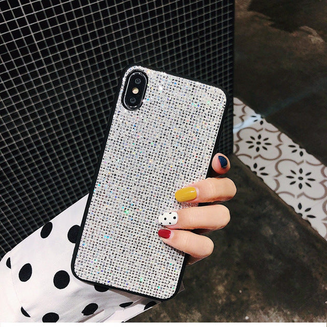 Glitter Case for iPhone X 7 8 6 S 6S Plus Luxury Diamond - carolay.co phone case shop
