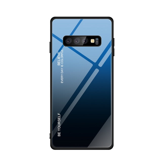 Phone Case For Samsung Galaxy S10 - Tempered Glass Case - carolay.co phone case shop