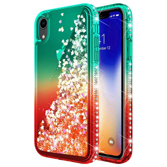 Luxury Quicksand Liquid Bling Glitter Shockproof Case for iPhone - carolay.co