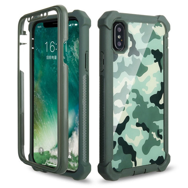 Heavy Duty Protection armor Phone Case for Samsung Galaxy S8 S9 S10 Plus Note 8 9 S10e - carolay.co phone case shop