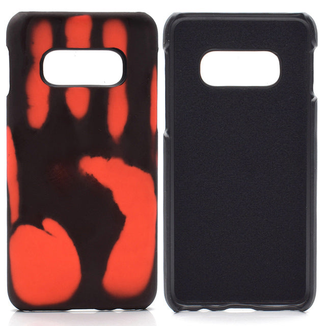 Thermal Phone Case For Samsung S9 S10 Plus Heat Sensitive PC Back Cover - carolay.co phone case shop