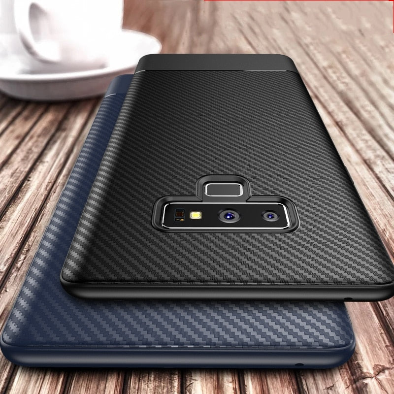 Carbon fiber case for Samsung Galaxy Note 9 S10 Plus  S8 S9 S10 - carolay.co
