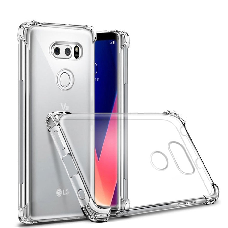 Case Crystal Clear Air Cushion Shockproof cover for LG - carolay.co