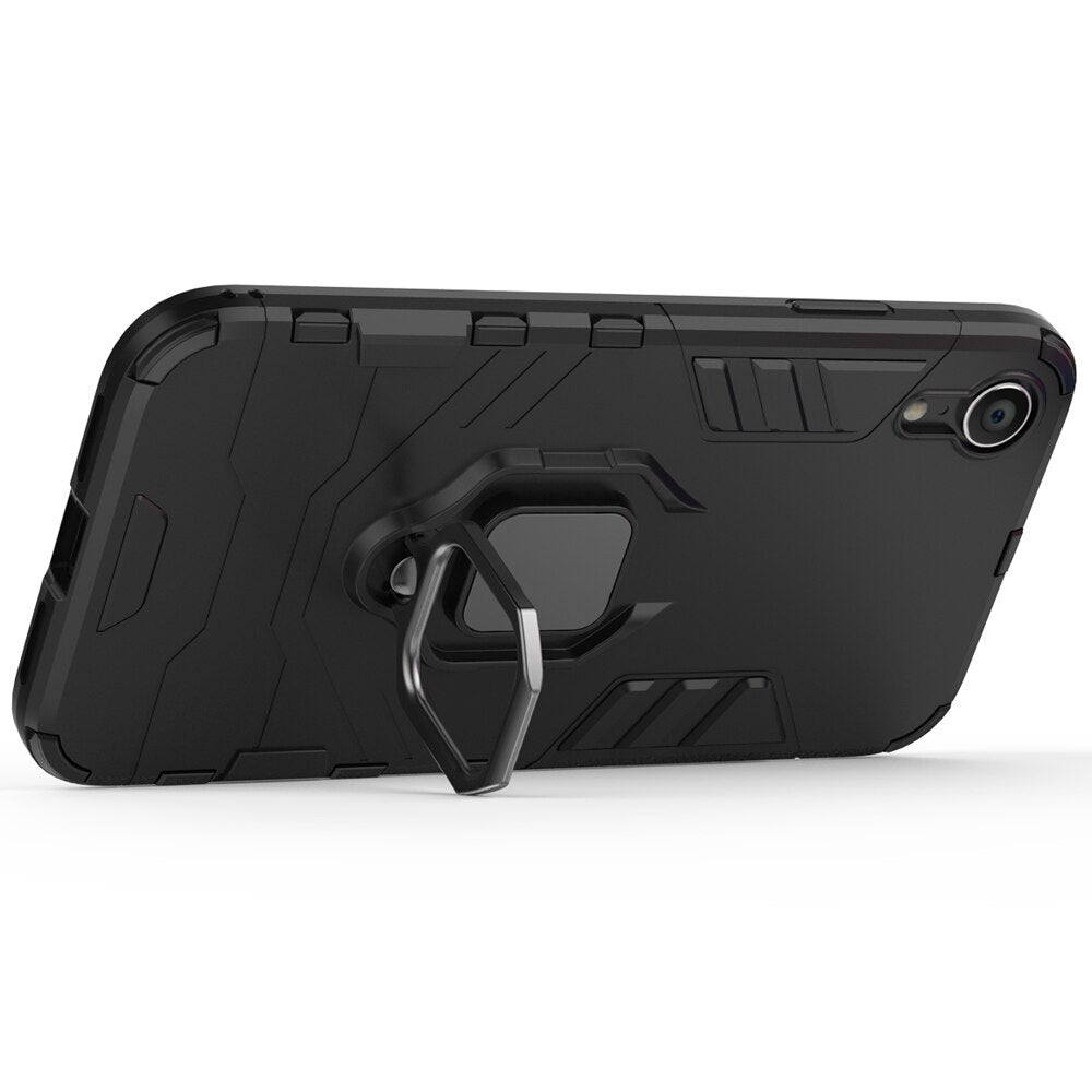 Hard armor case, shockproof holder for iPhone XR 6.1 - carolay.co