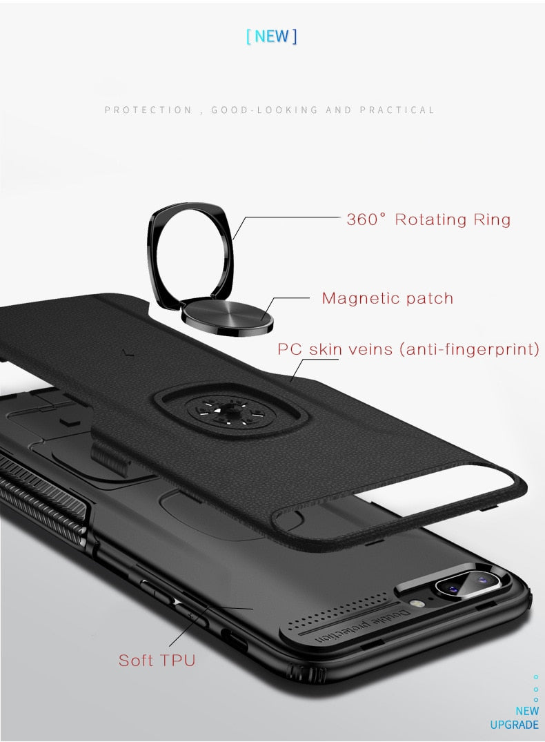 Toraise For Samsung S10 Case Metal Ring  Silicone Case - carolay.co phone case shop