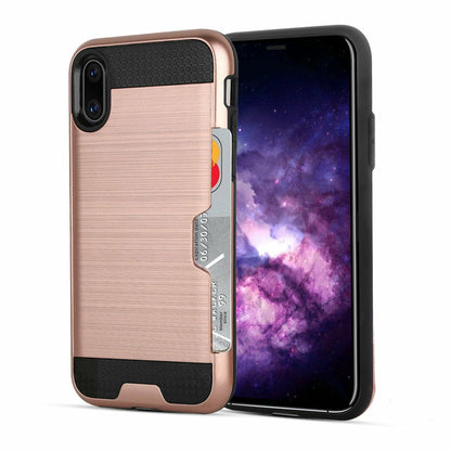 Case Fits Card Wallet Shockproof Bumper Hard Protective for iPhone - carolay.co