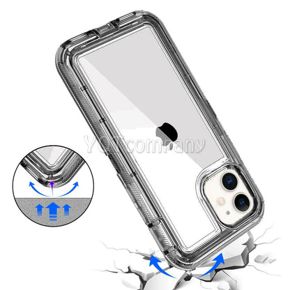 Clear Crystal Case Clip Belt Stand for iPhone - carolay.co