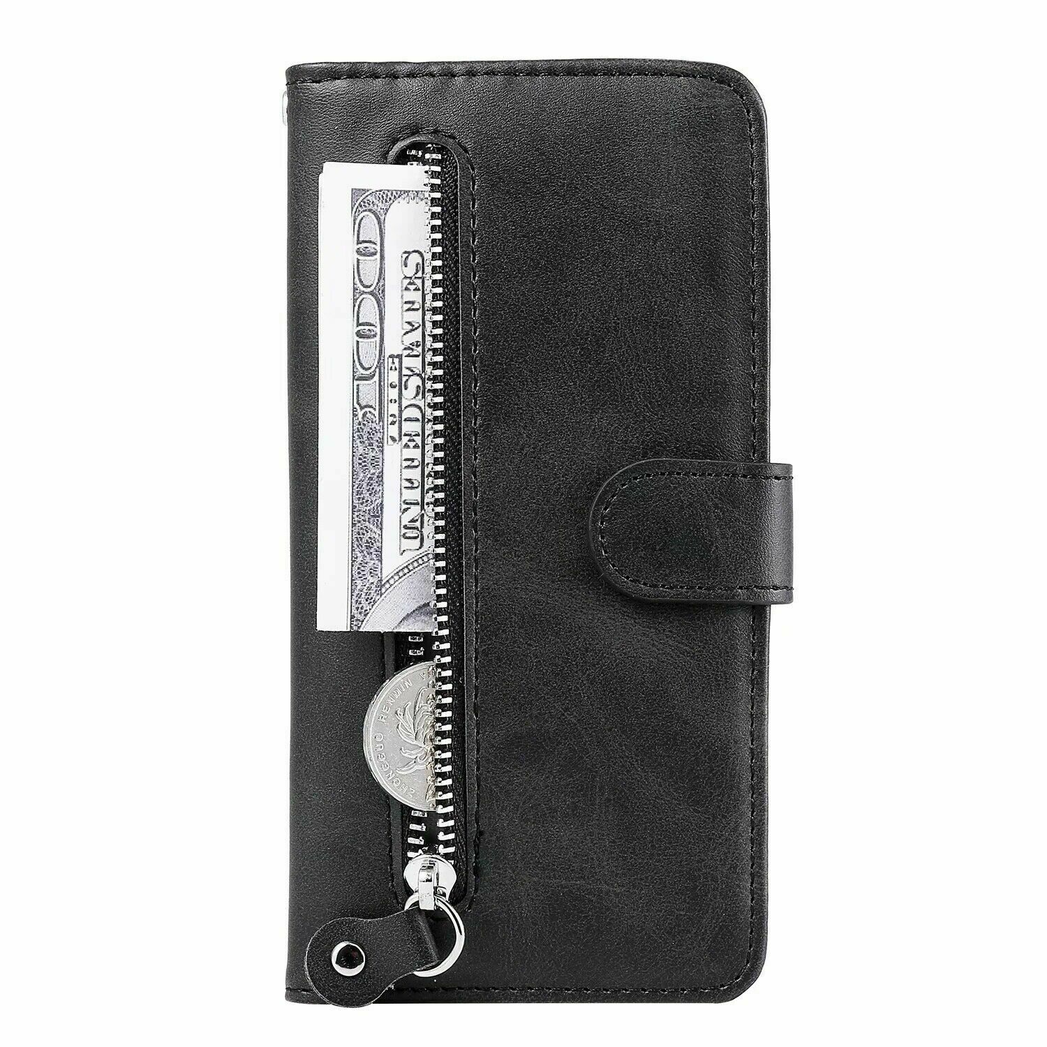 Zipper Wallet Leather Flip Case for Samsung S20 - carolay.co