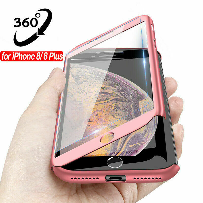 Max+Tempered Glass Ultra Slim Phone Case Full Body For iPhone - carolay.co