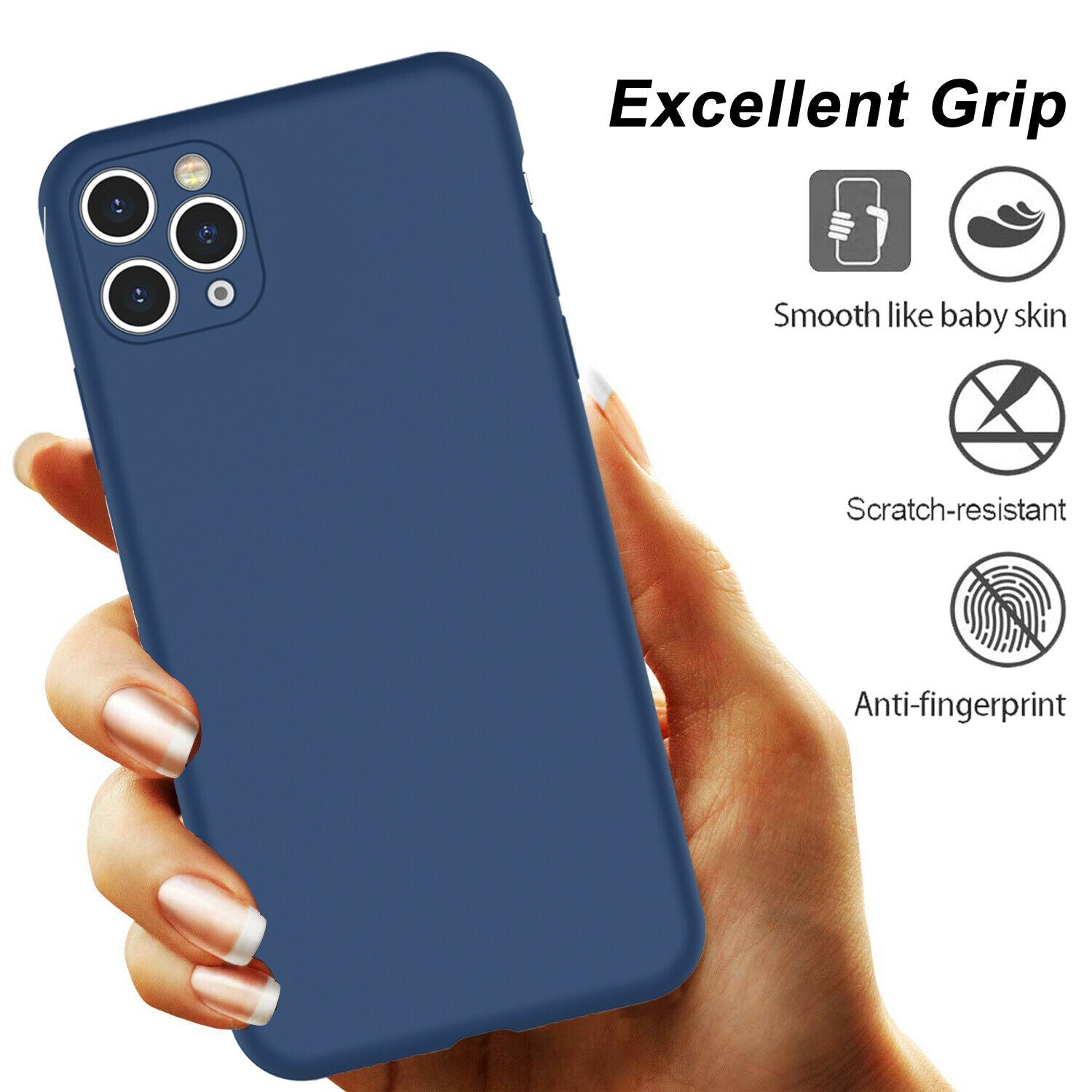 Shockproof Silicone Soft Cover with Screen Protector for iPhone - carolay.co