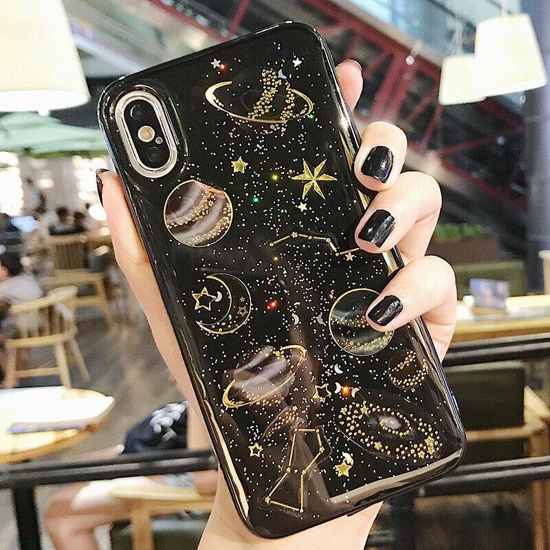 Star Starry Sky Reflective Cute Slim Case For iPhone - carolay.co
