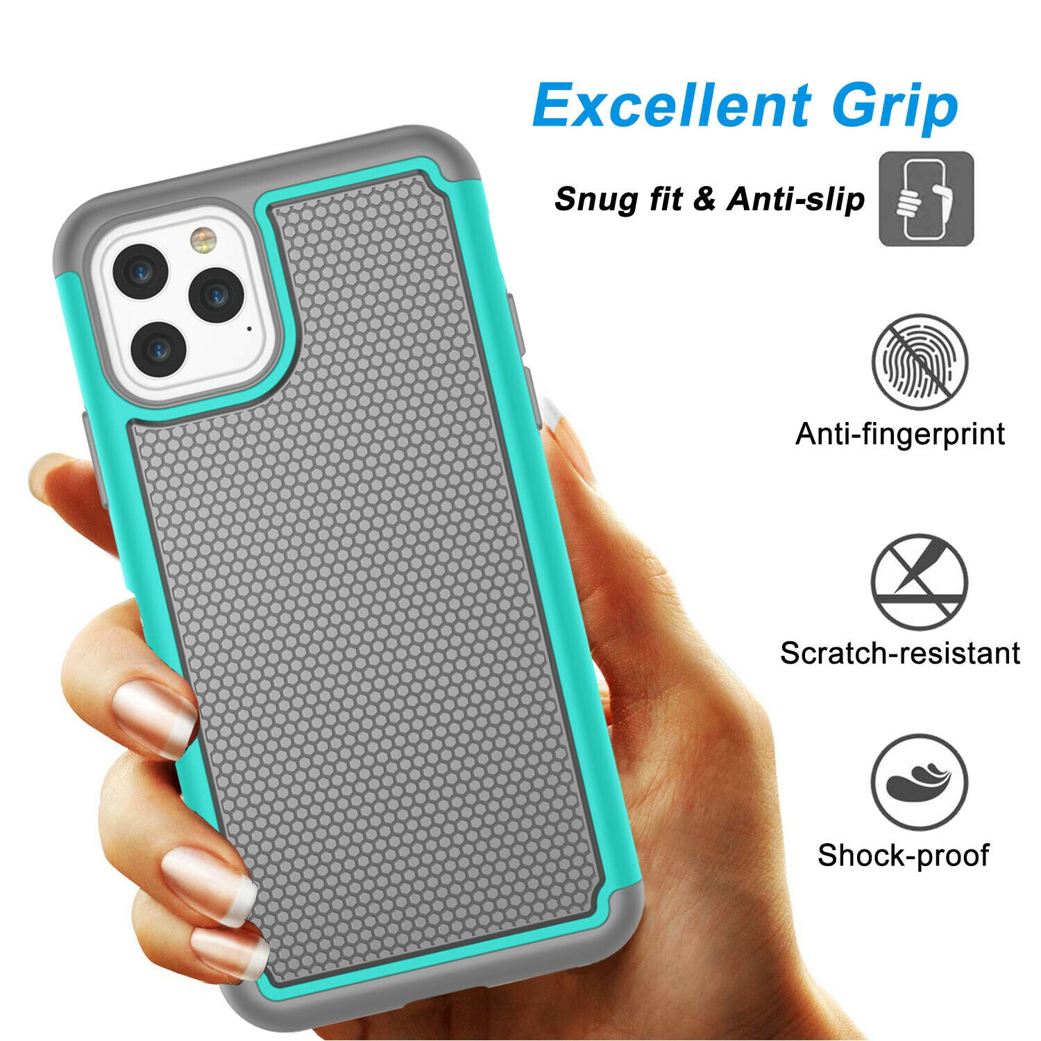 Shockproof Case Silicone Phone Cover For iPhone - carolay.co