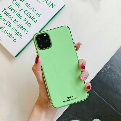 Plating Soft Slim Hybrid Shockproof Case For iPhone - carolay.co