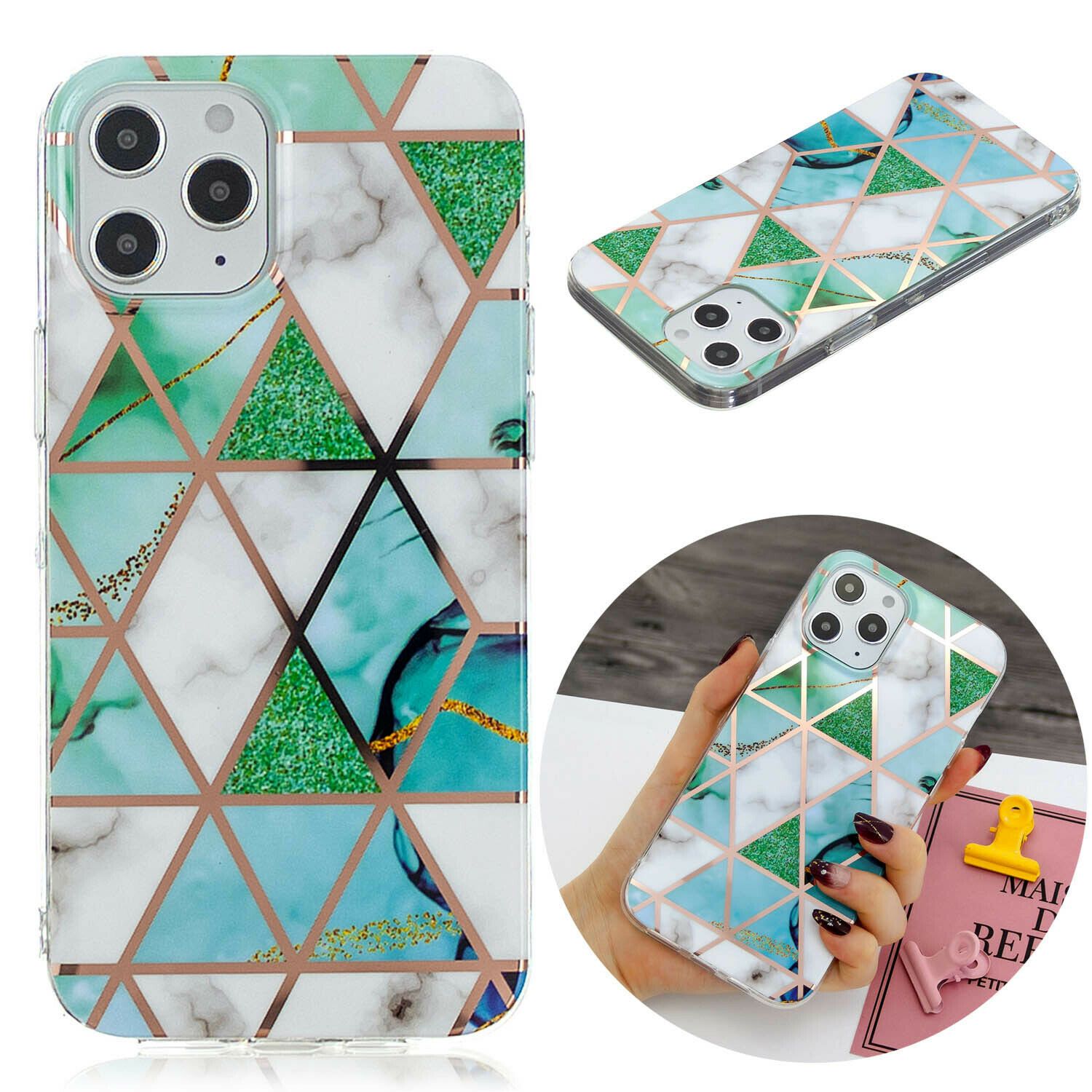 Marble Glossy Soft Slim Back Case For iPhone - carolay.co