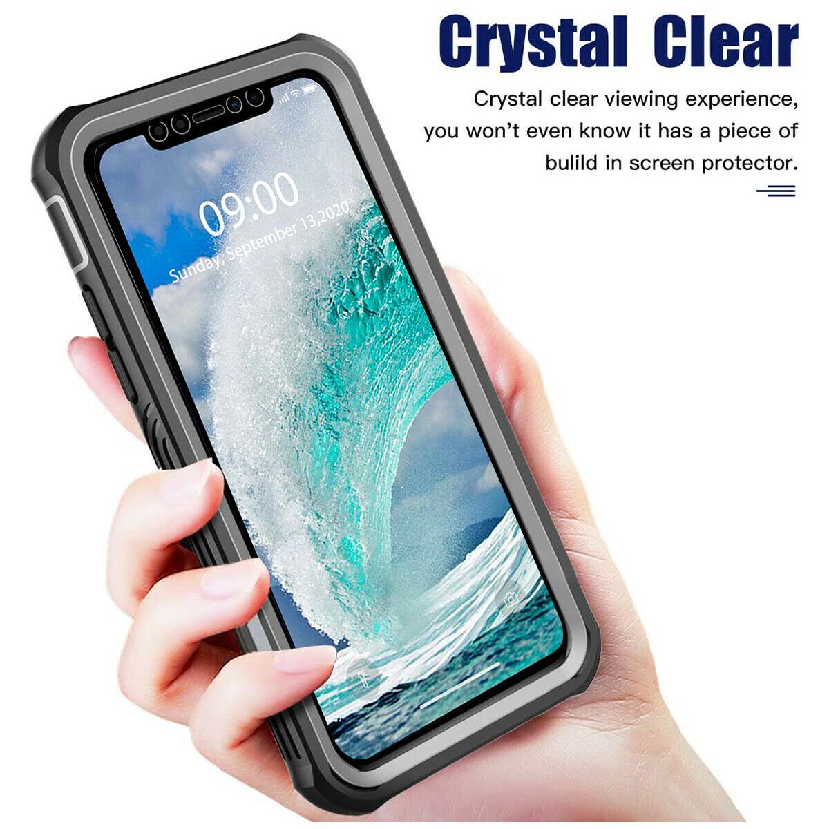 360 Full Crystal Clear Rugged Case For iPhone - carolay.co