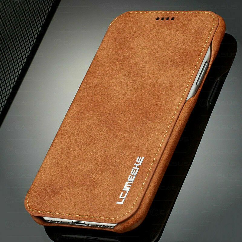 Luxury Leather Wallet Stand Slim Case For iPhone - carolay.co