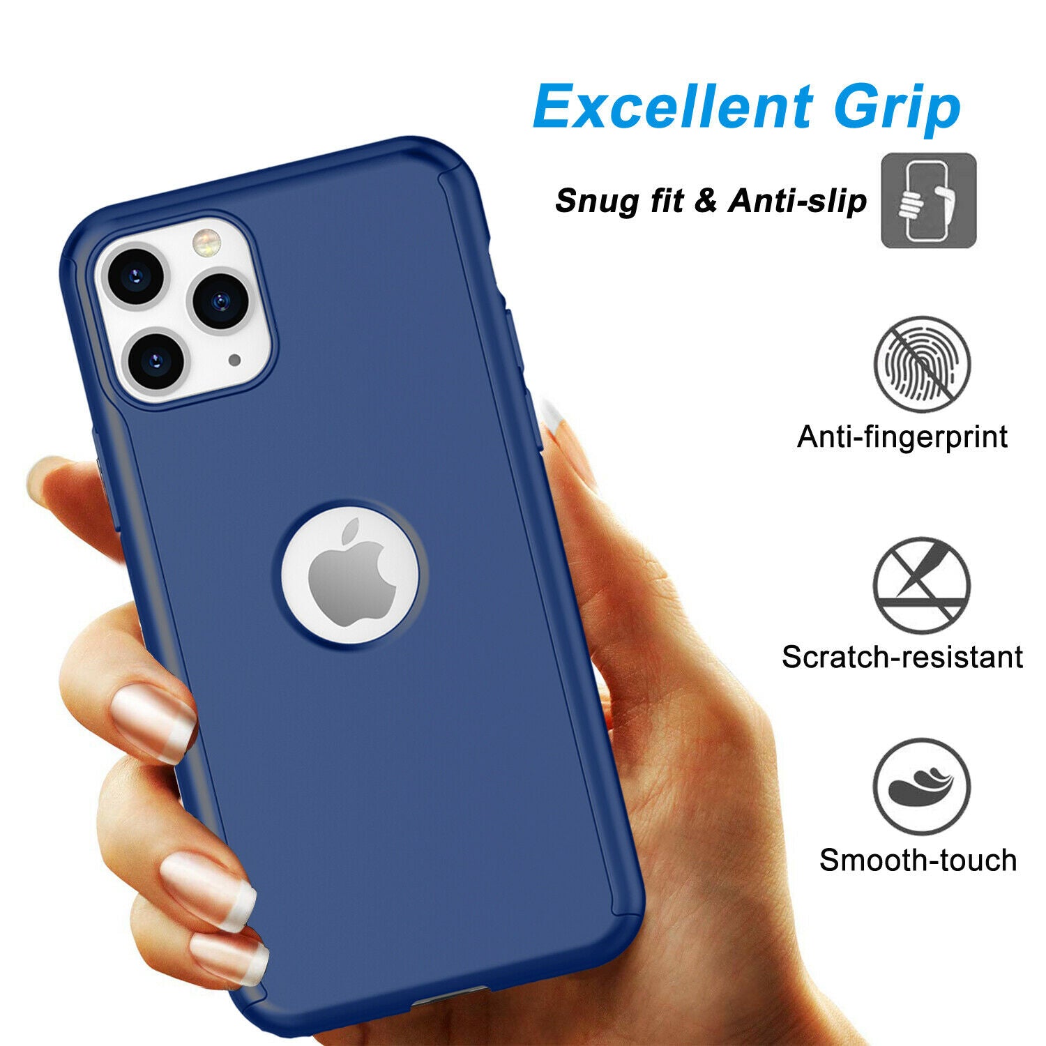 Full Body Protective case Tempered Glass Screen Protector for iPhone - carolay.co