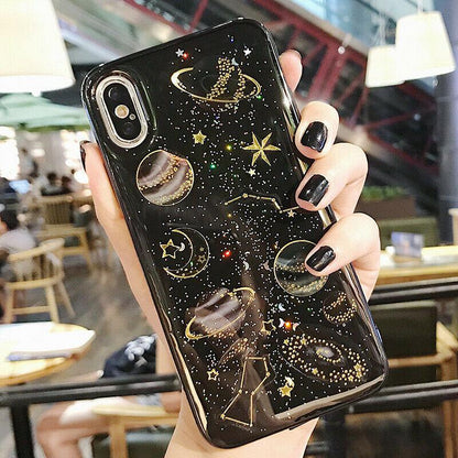 Star Starry Sky Reflective Cute Slim Case For iPhone - carolay.co