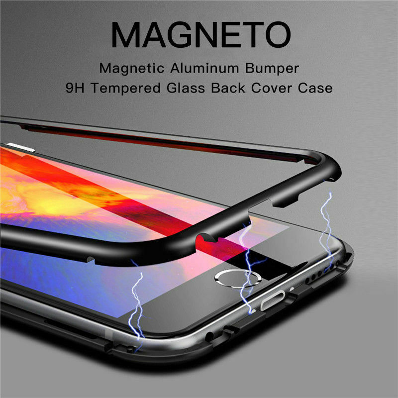Magnetic Adsorption Metal Slim Luxury Back Case for iPhone - carolay.co