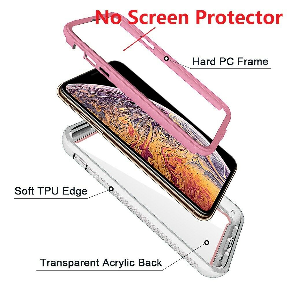 Hybrid Bumper Protective Case Armor Rubber Cover for iPhone - carolay.co