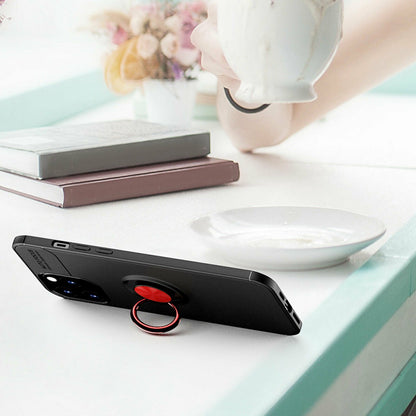Slim Soft Ring Stand Shockproof Case For iPhone - carolay.co