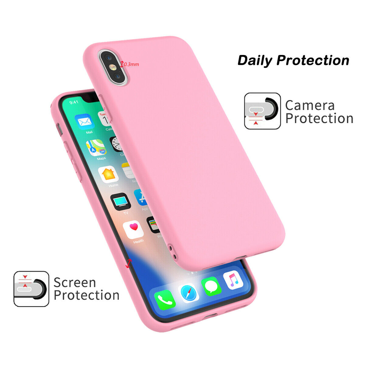 Silicone Case Soft Cover for iPhone - carolay.co