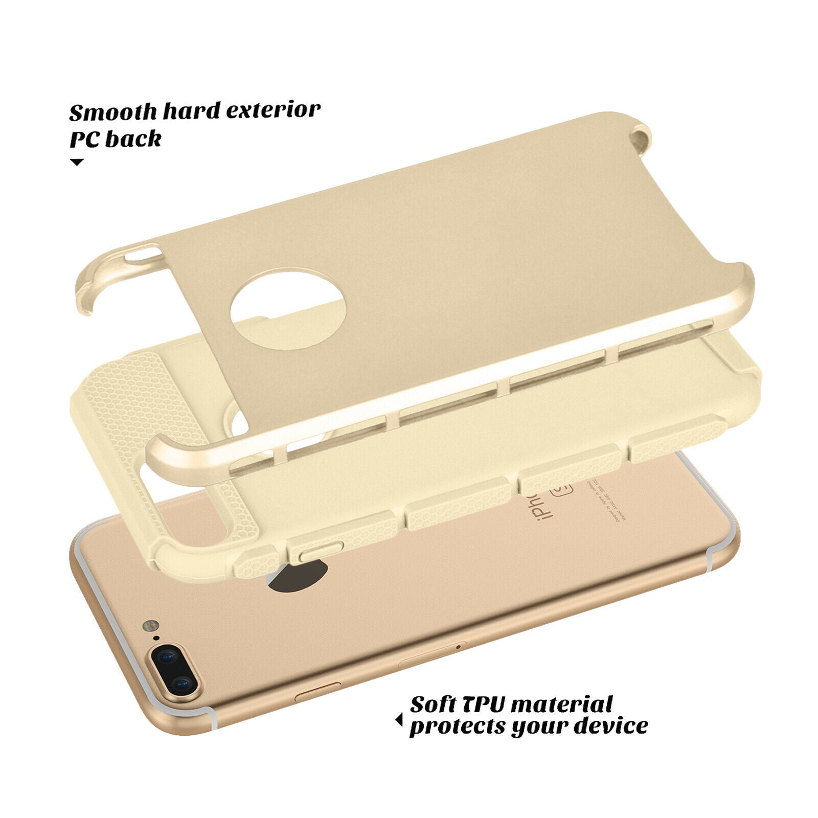 Case Shockproof Rugged Rubber Cover For iPhone - carolay.co
