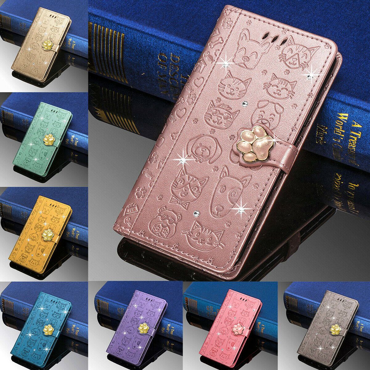 Flower Retro Leather Wallet Stand Case For iPhone - carolay.co