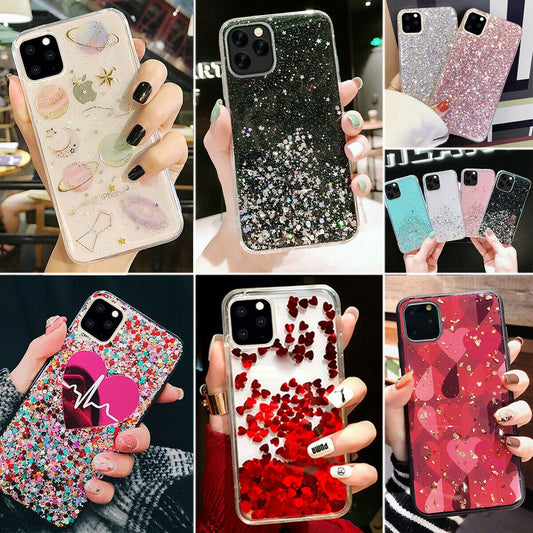 Bling Glitter Girls Case Quicksand Cover For iPhone - carolay.co