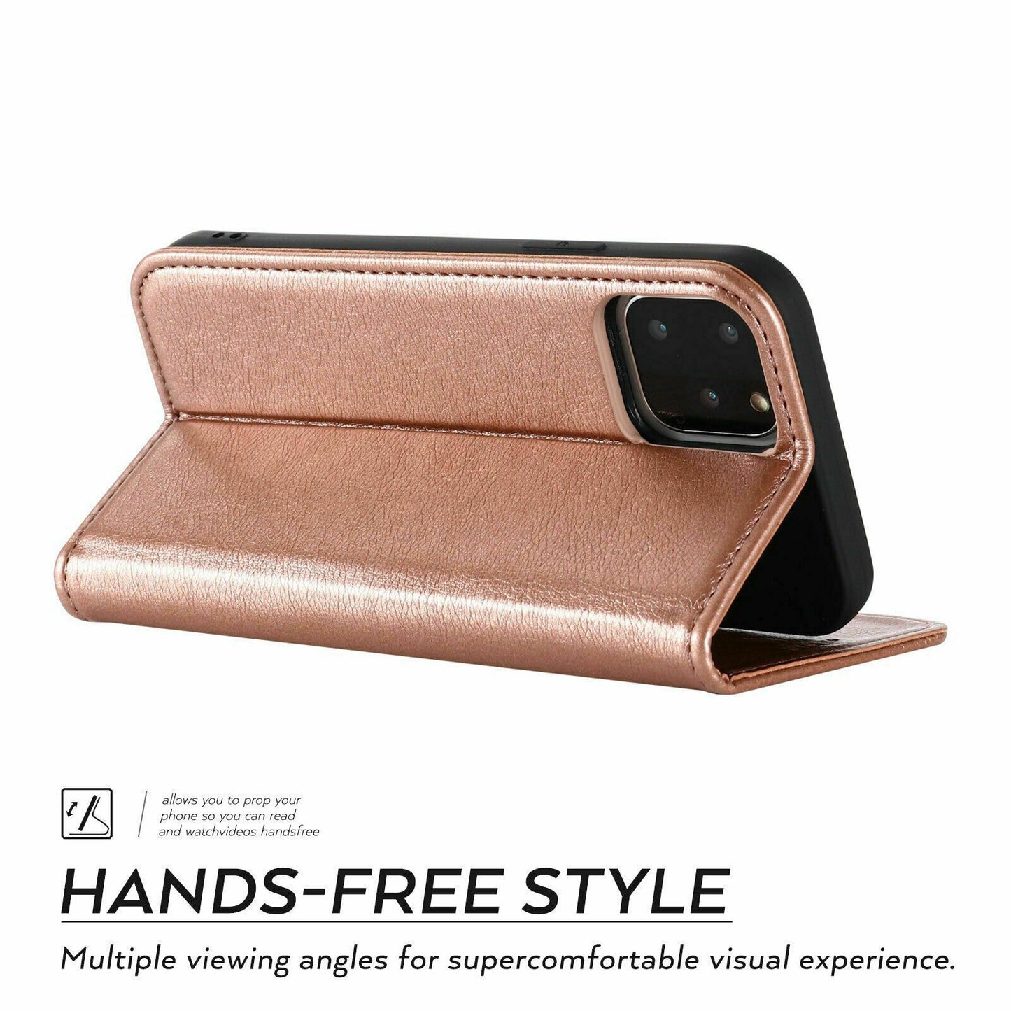 Premium Leather Wallet Card Stand Flip Case For iPhone - carolay.co
