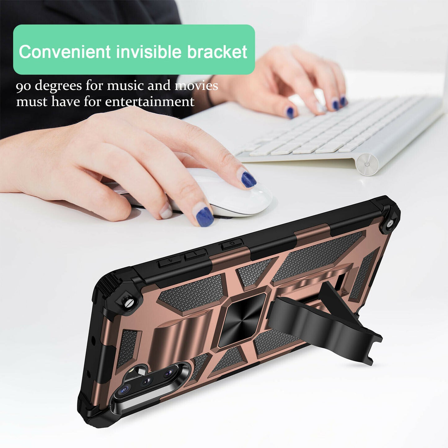 Case Shockproof Hybrid Stand for Samsung Galaxy S20 FE - carolay.co