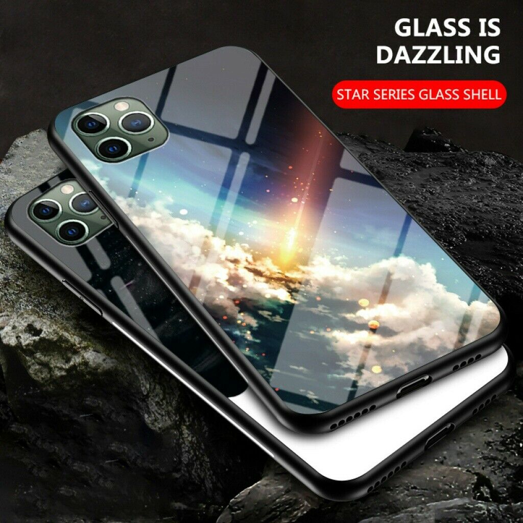 Pattern Tempered Glass Back Case For iPhone 11 - carolay.co