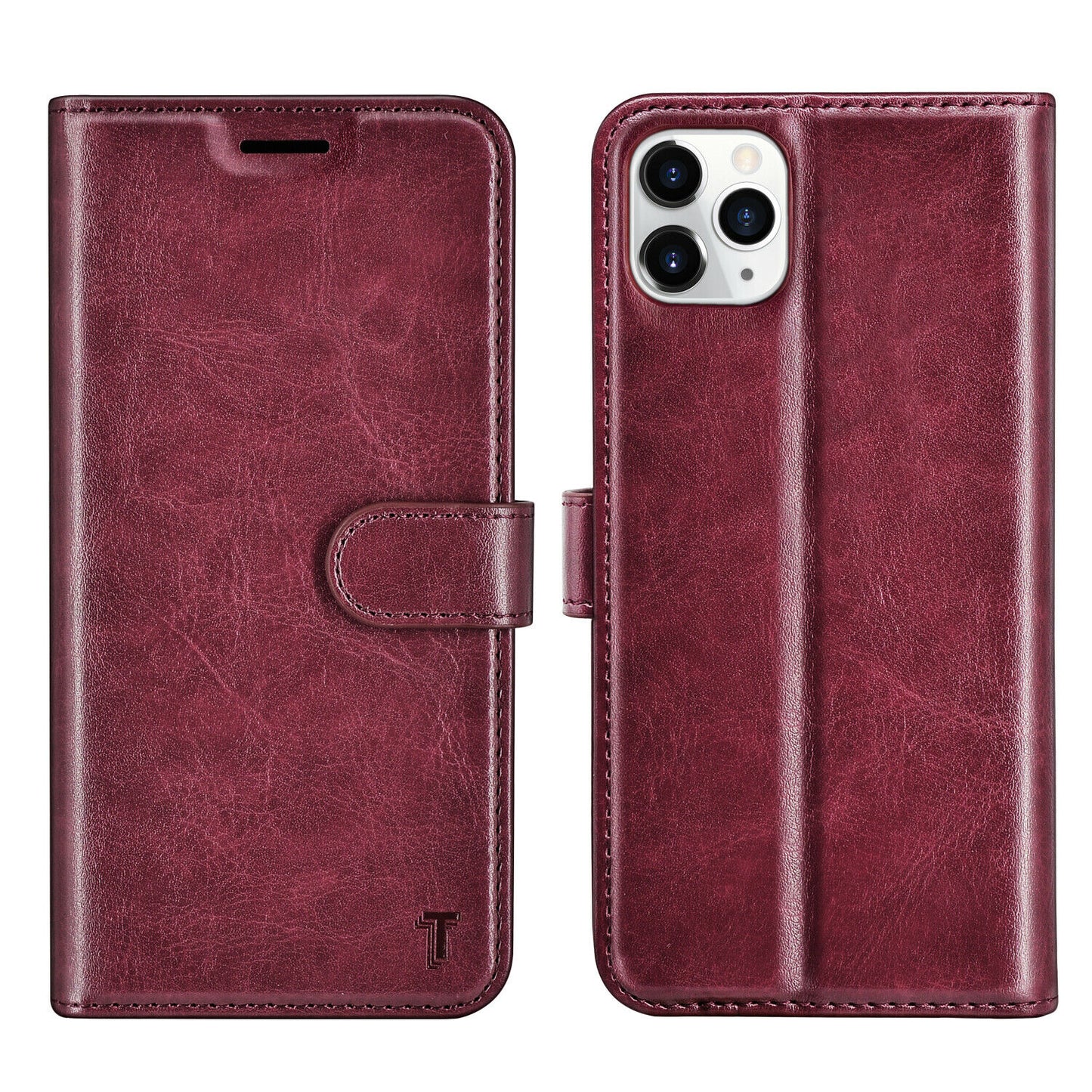 Leather Wallet Case Flip Magnetic Stand Card for iPhone - carolay.co