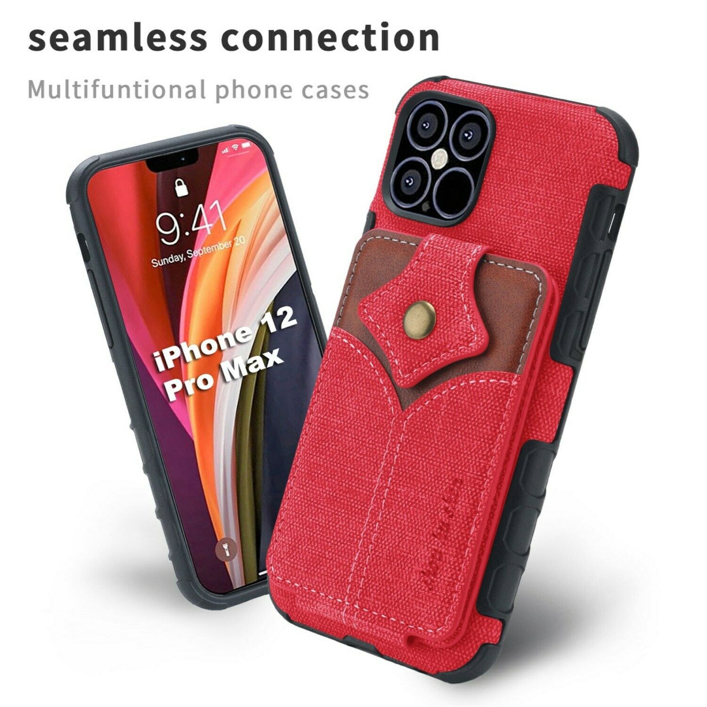 Flip Card Holder Wallet Phone Case For iPhone - carolay.co