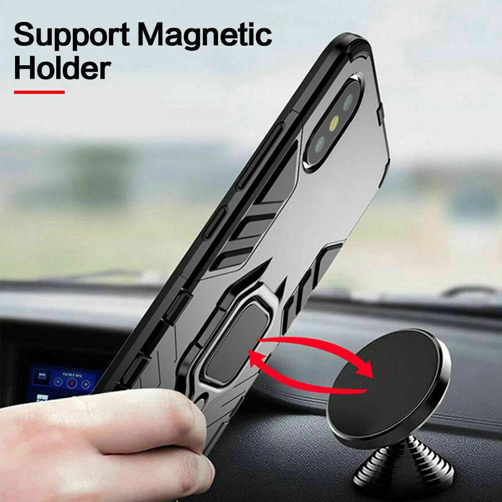 Hybrid Magnetic Stand Ring Holder Case For iPhone - carolay.co