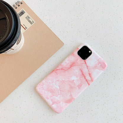 Rubber Marble Slim Soft Case For iPhone - carolay.co