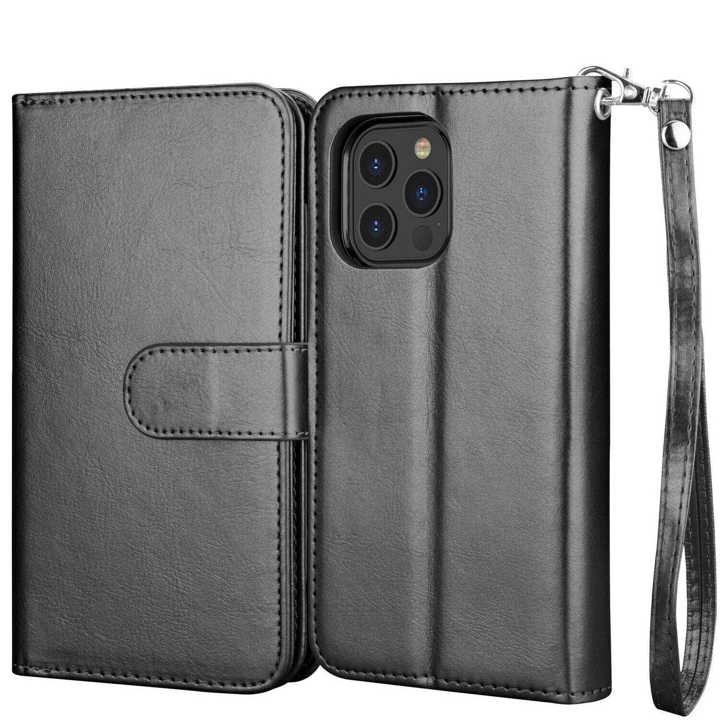 Wallet Case Flip Leather Card Stand Cover For iPhone - carolay.co