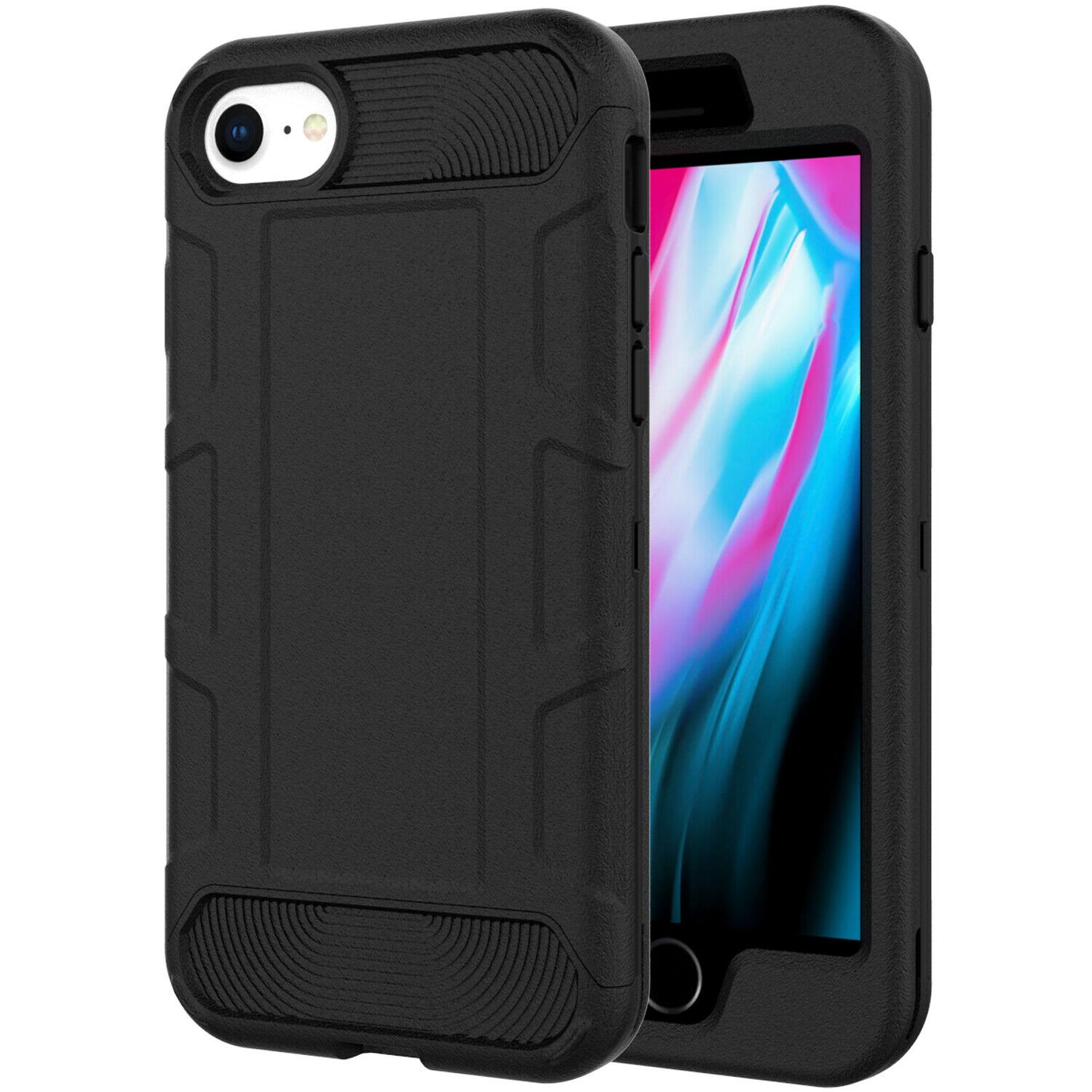 Case Hybrid Heavy Duty Shockproof Rugged Hard Armor For iPhone - carolay.co