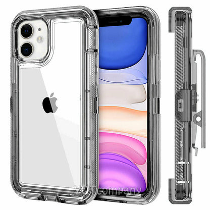 Clear Crystal Case Clip Belt Stand for iPhone - carolay.co