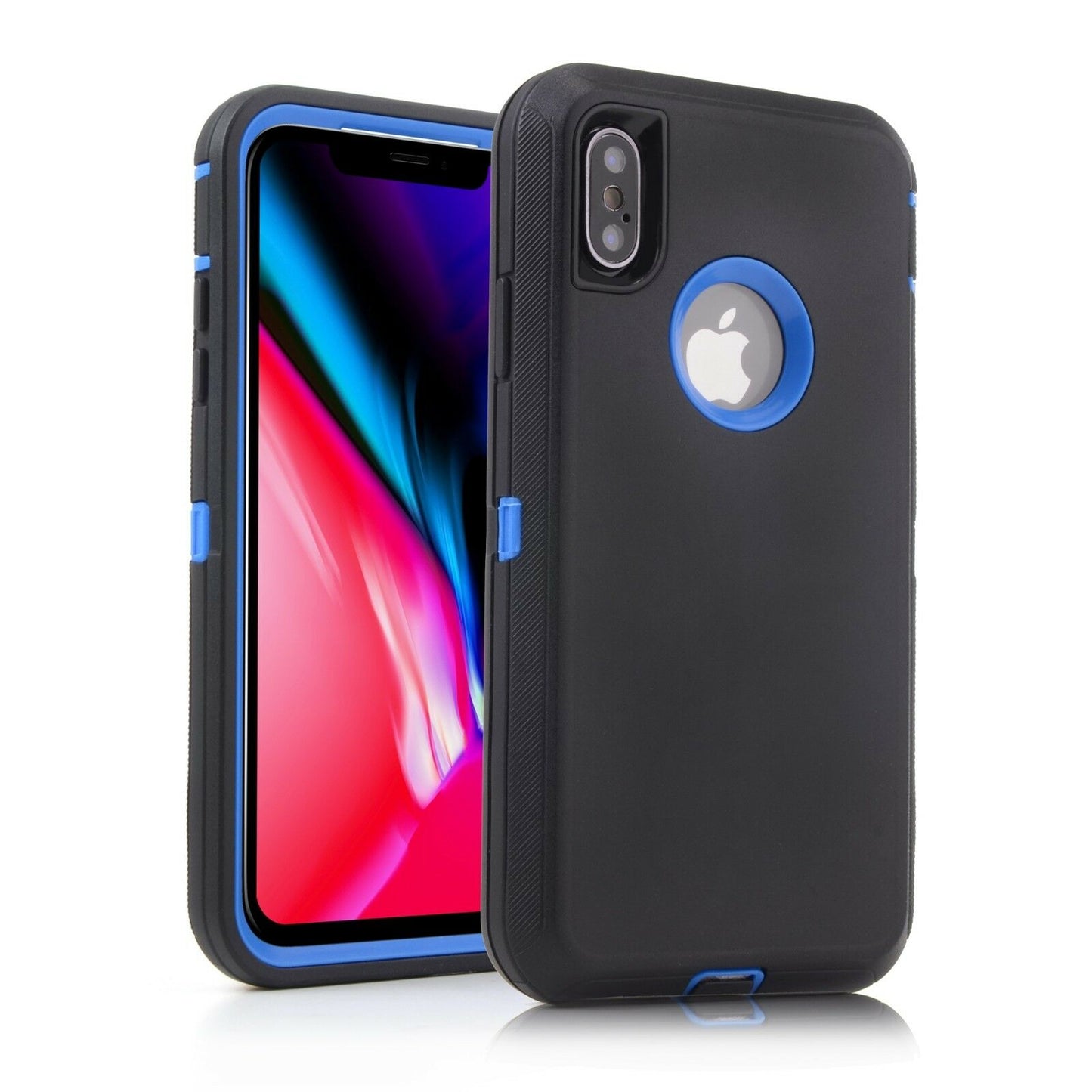 Hybrid Heavy Duty Shockproof Rubber Cover For iPhone XS/Max/XR - carolay.co