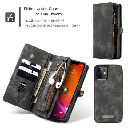 Retro Flip Case Leather Fitted Scratch resistant Case for iPhone - carolay.co