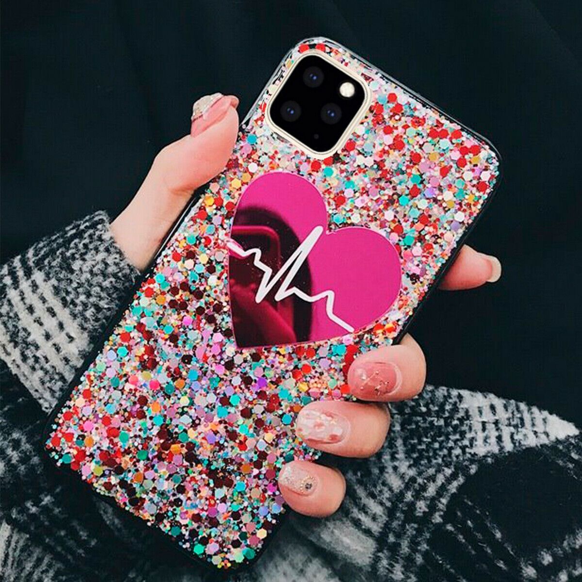 Bling Glitter Girls Case Quicksand Cover For iPhone - carolay.co