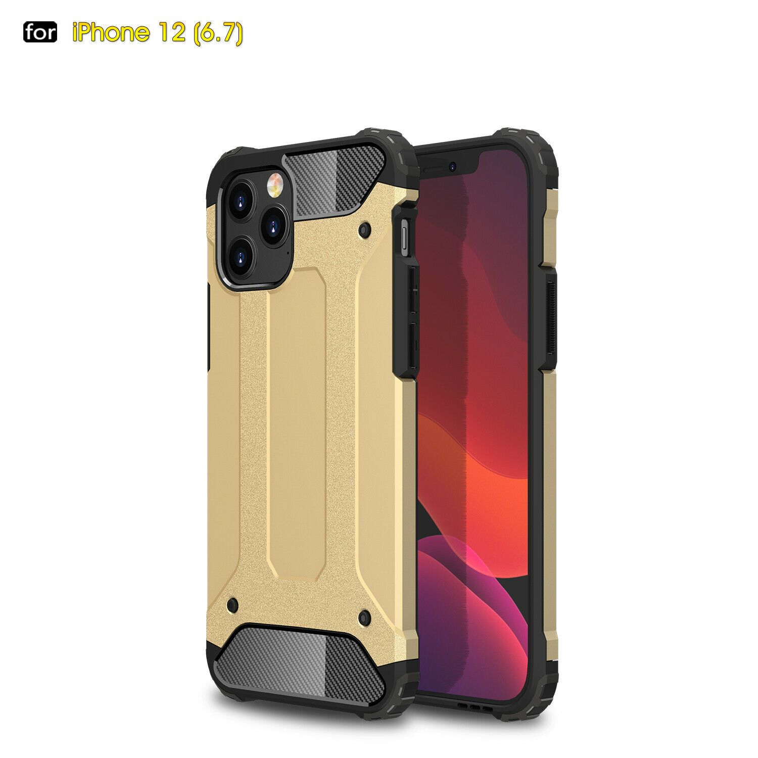 Luxury Armor Rugged Shockproof Case For iPhone - carolay.co