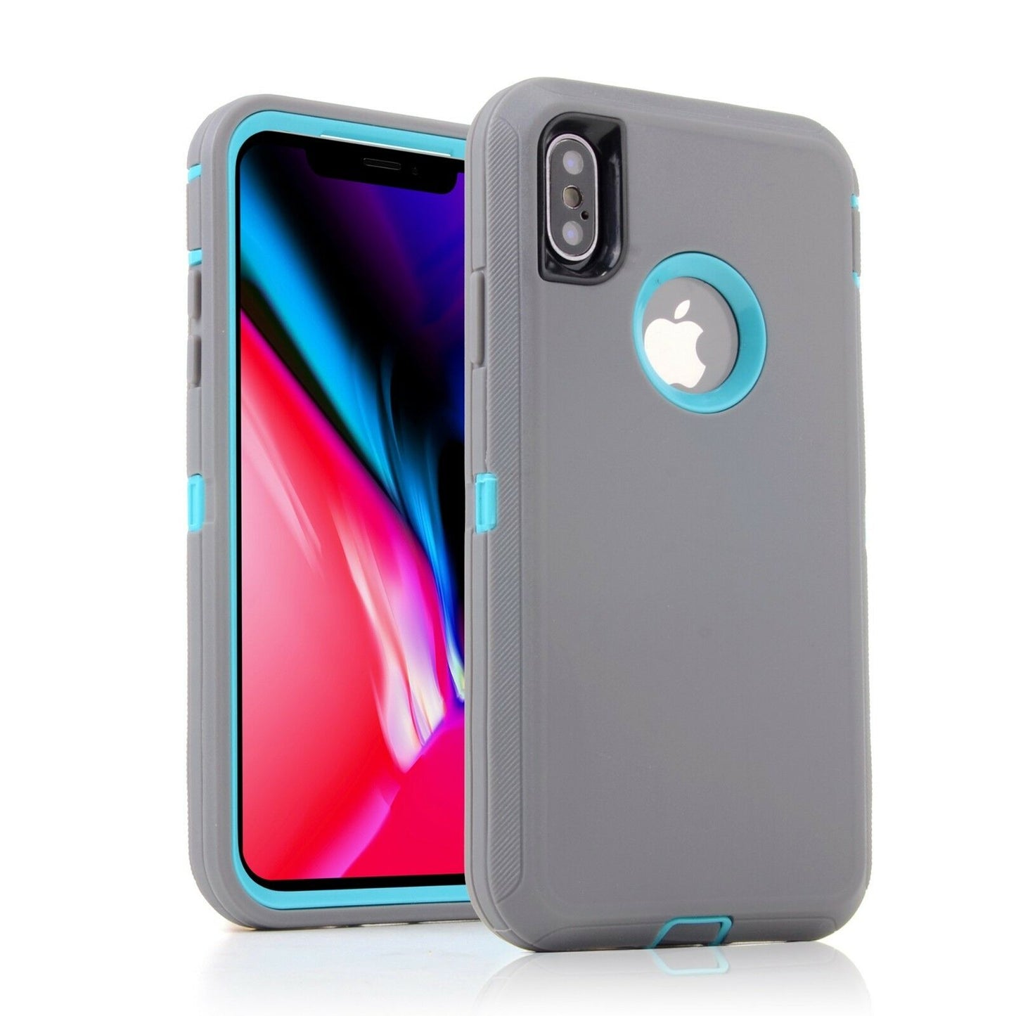 Hybrid Heavy Duty Shockproof Rubber Cover For iPhone XS/Max/XR - carolay.co
