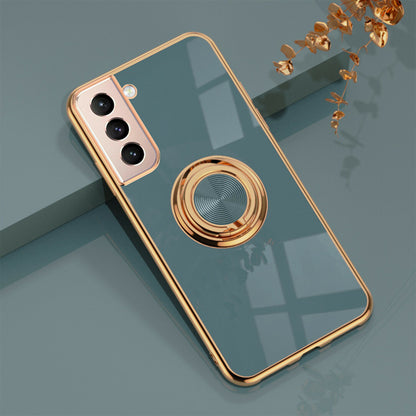 Slim Plating Ring Holder Stand Case for Samsung Galaxy - carolay.co