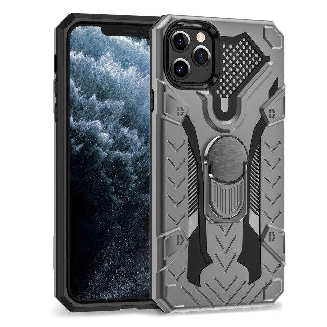 Case Luxury Armor Shockproof Ring Holder Case For iPhone - carolay.co
