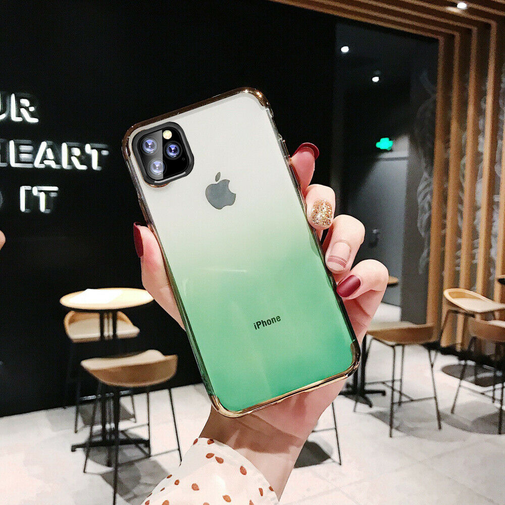 Slim Gradient Color Soft Back Case For iPhone - carolay.co