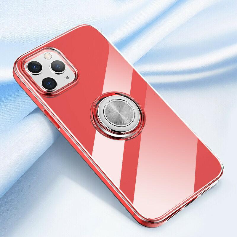 Hybrid Clear Back Ring Stand Shockproof Slim Case For iPhone - carolay.co