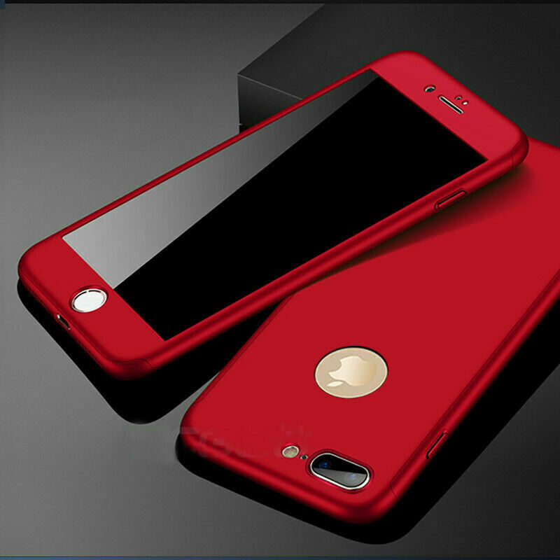 Max+Tempered Glass Ultra Slim Phone Case Full Body For iPhone - carolay.co